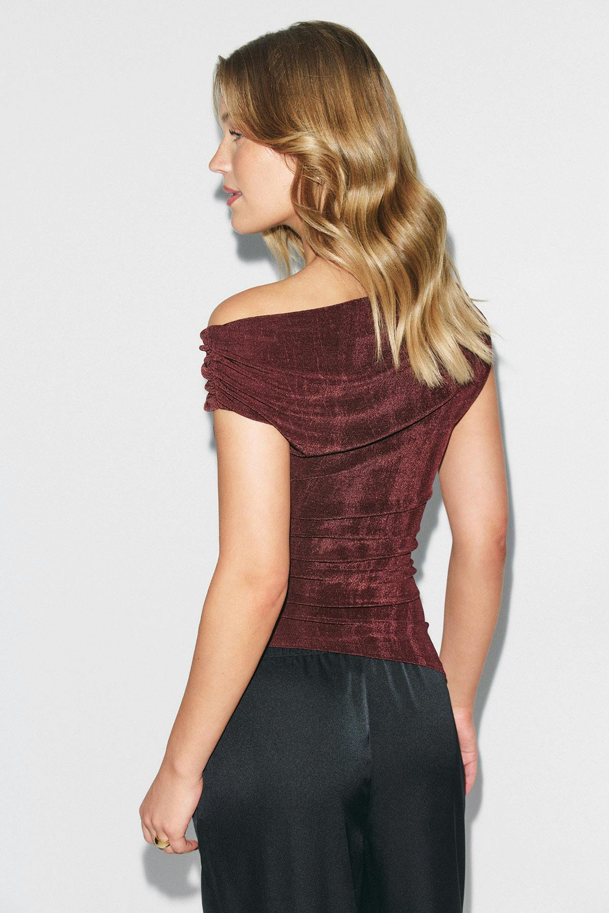 Draped top