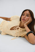 Smock tie top
