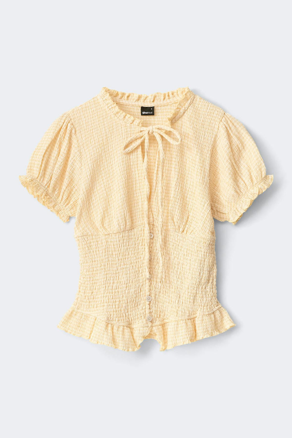 Smock tie top