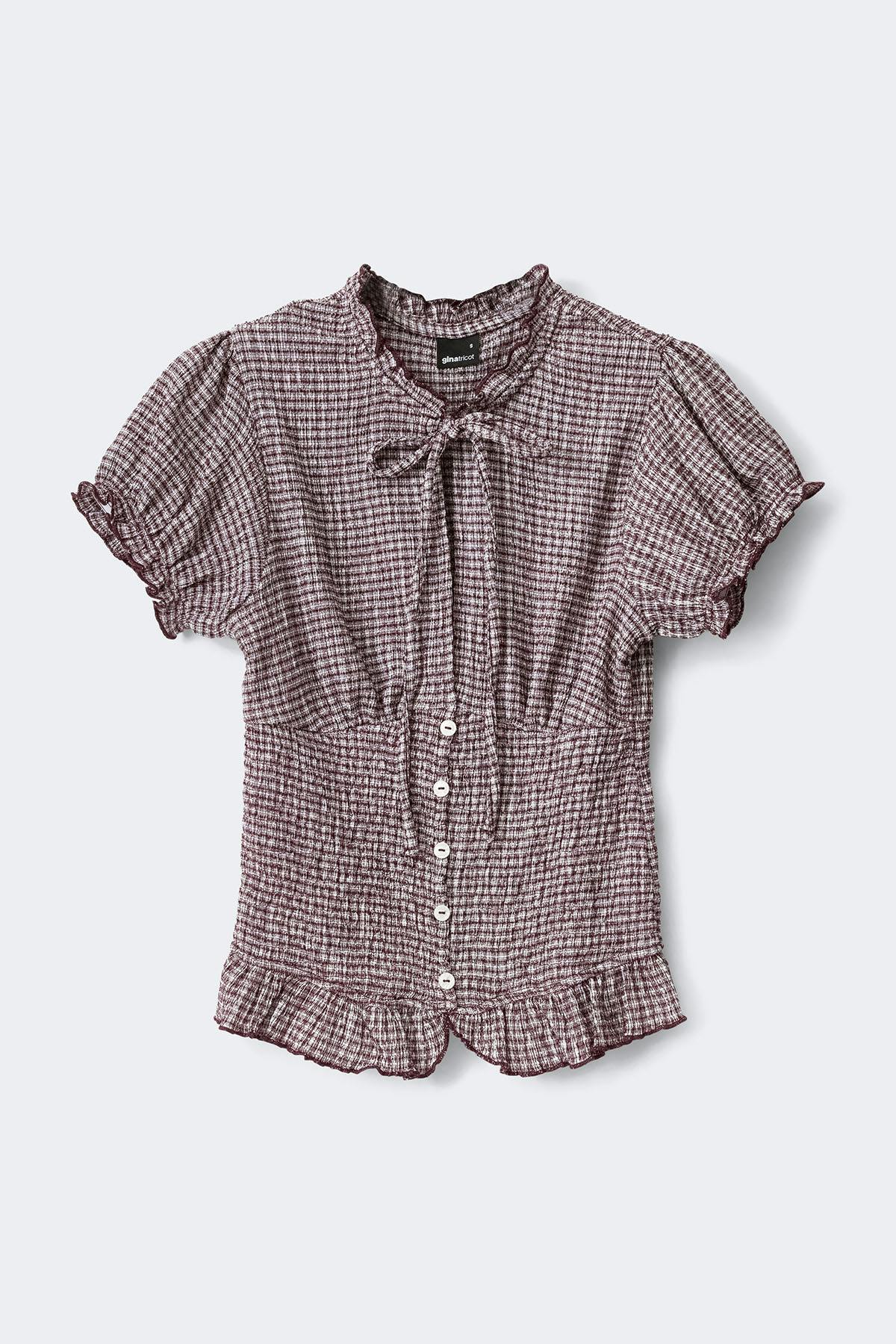 Smock tie top