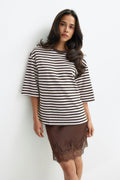 Short sleeve stripe tee