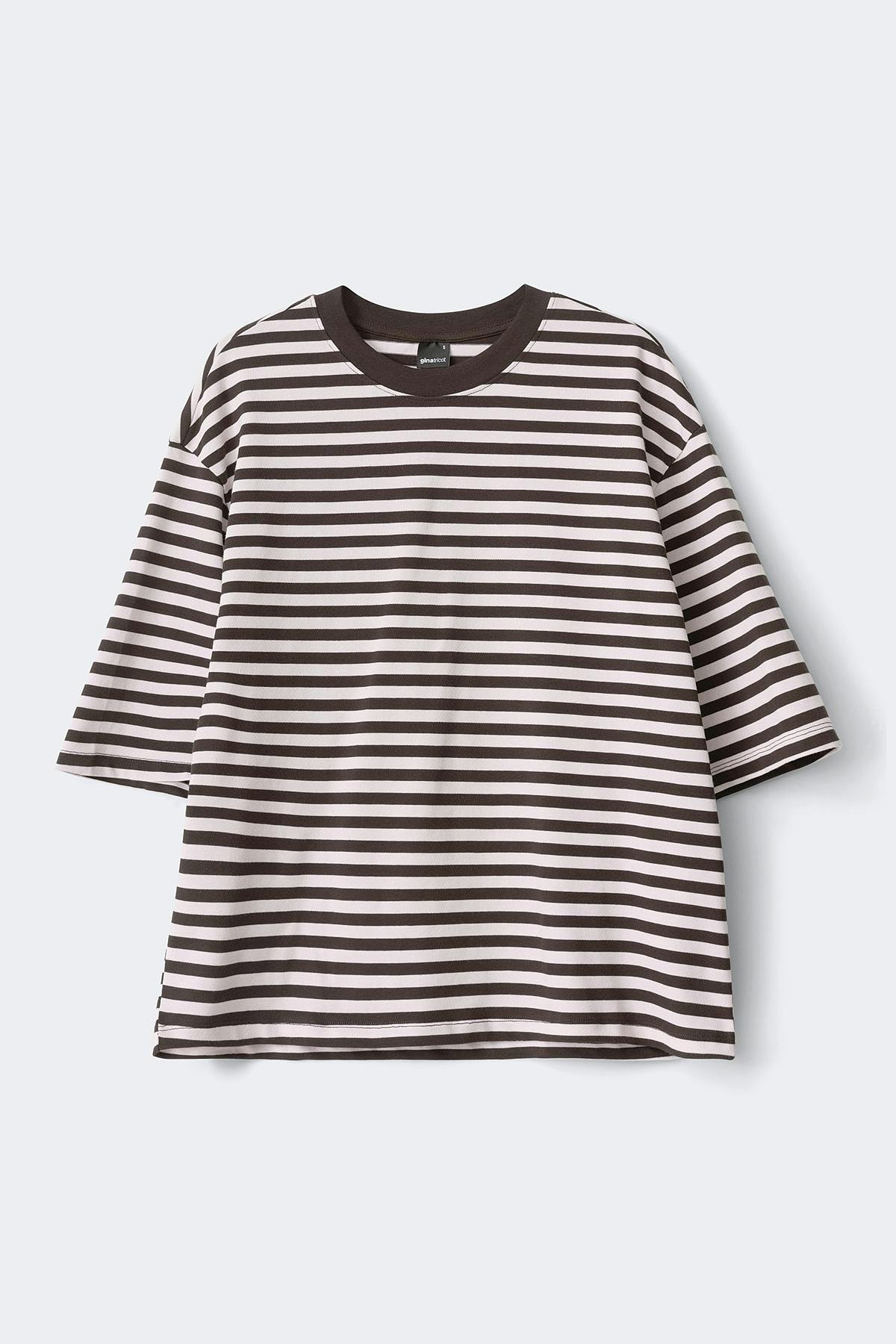 Short sleeve stripe tee