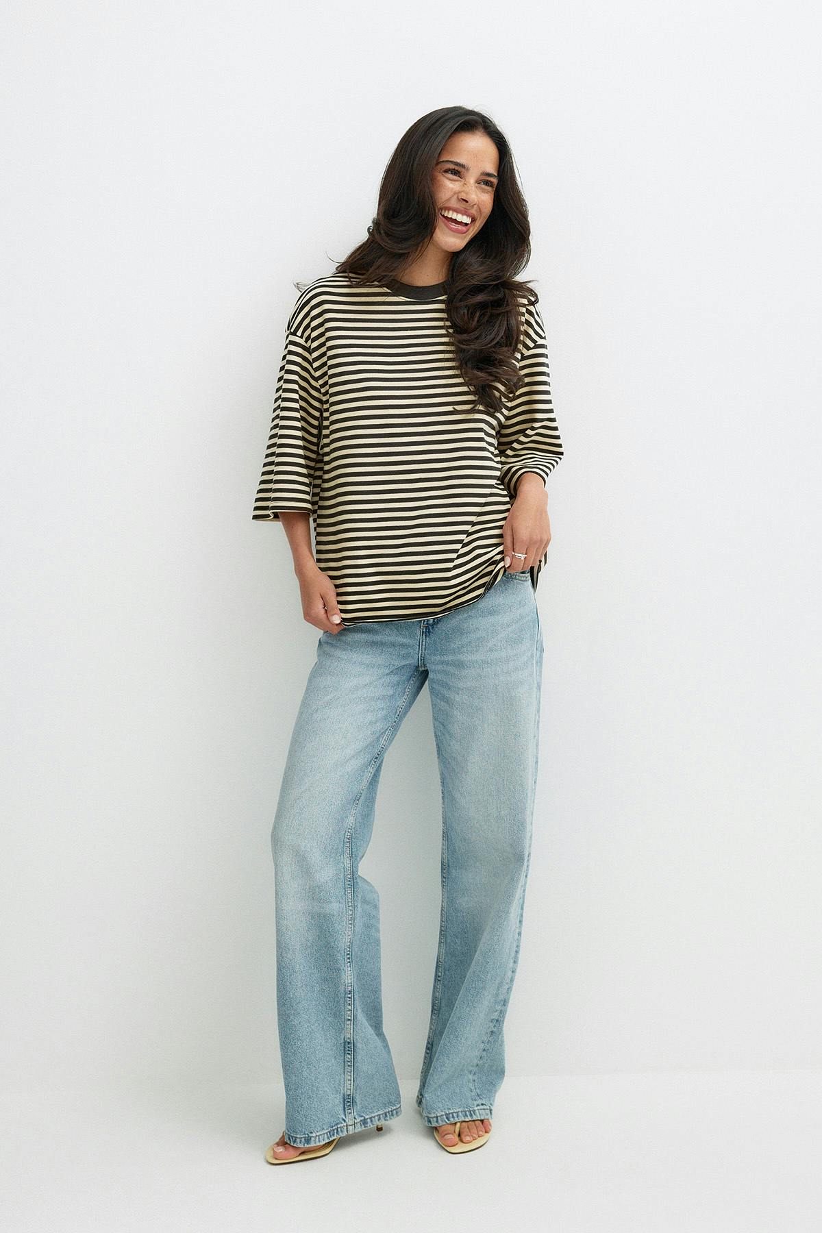 Short sleeve stripe tee