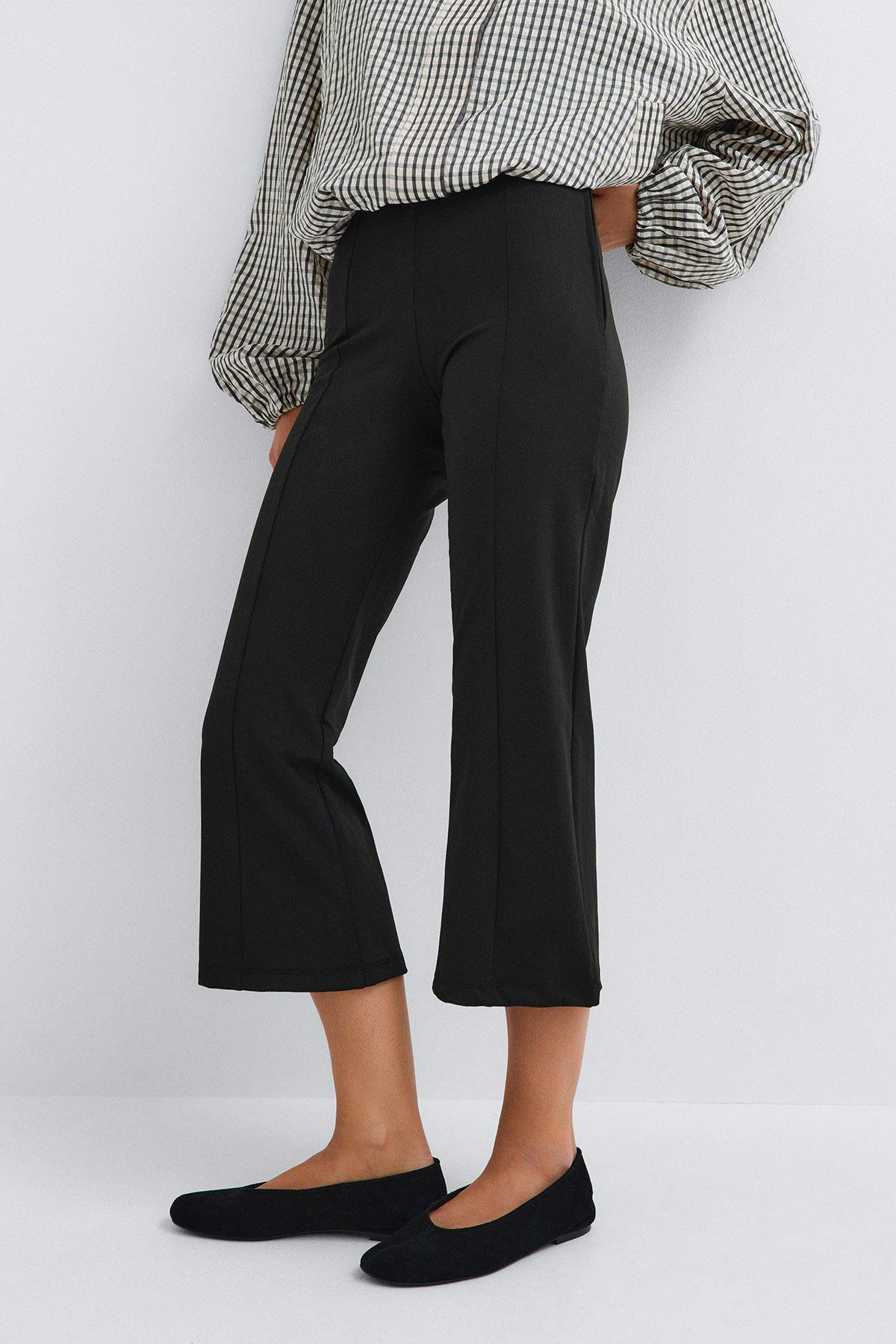 Kick flare trousers