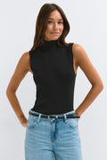Turtleneck knitted top