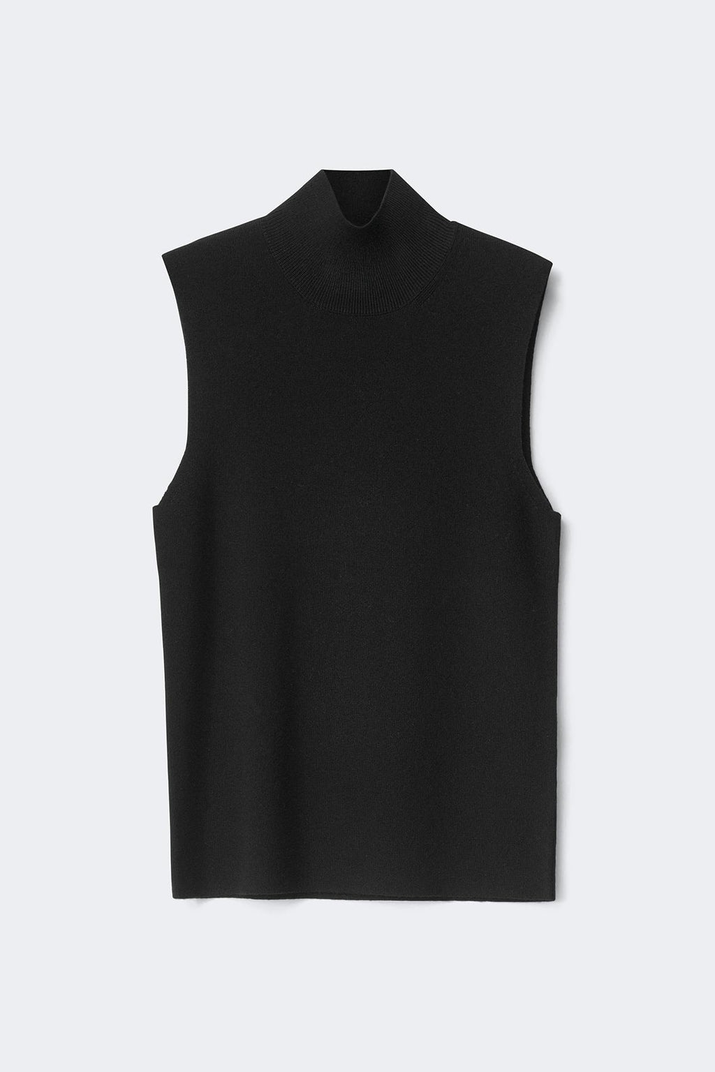 Turtleneck knitted top