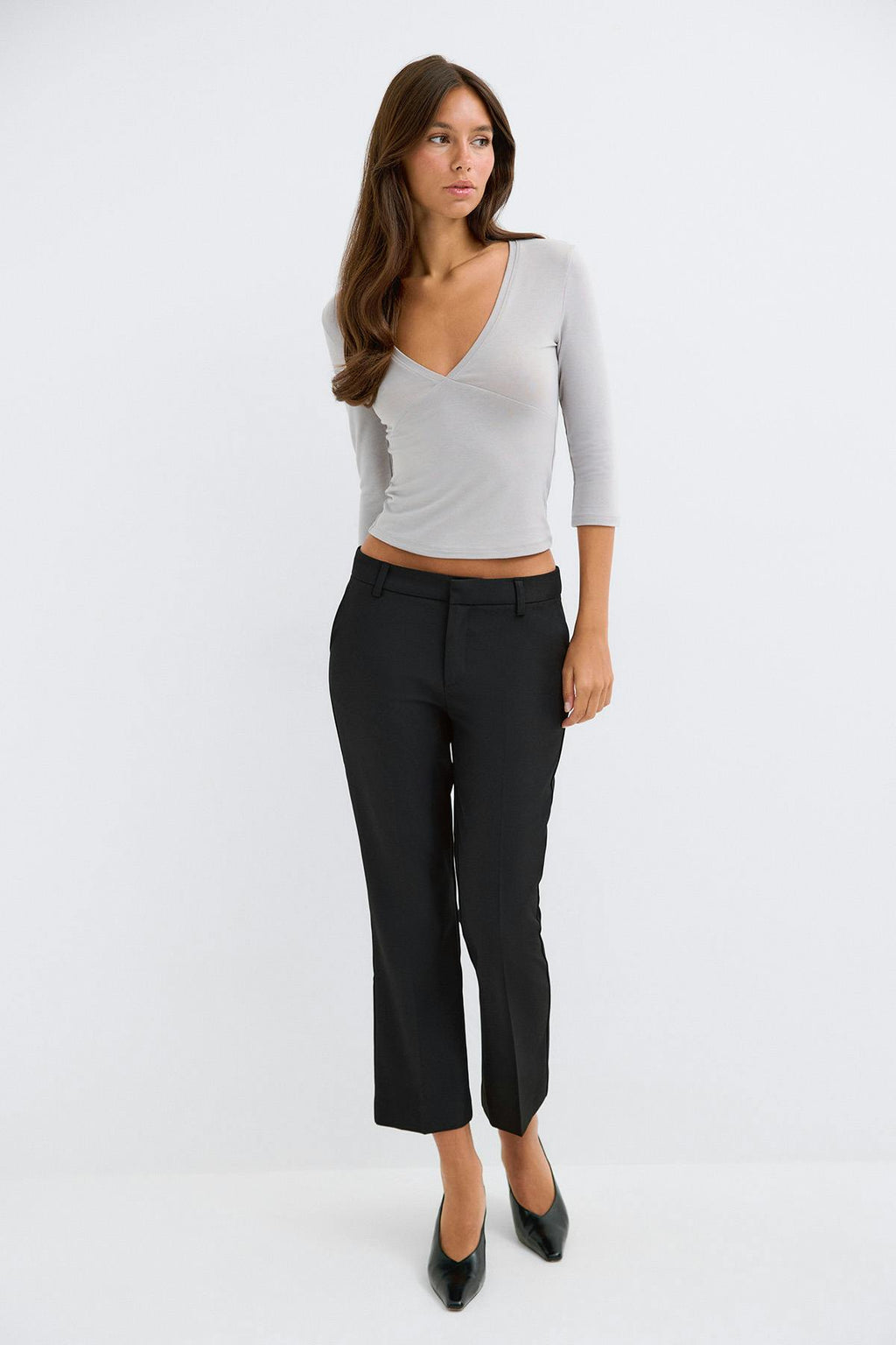 Kick flare trousers