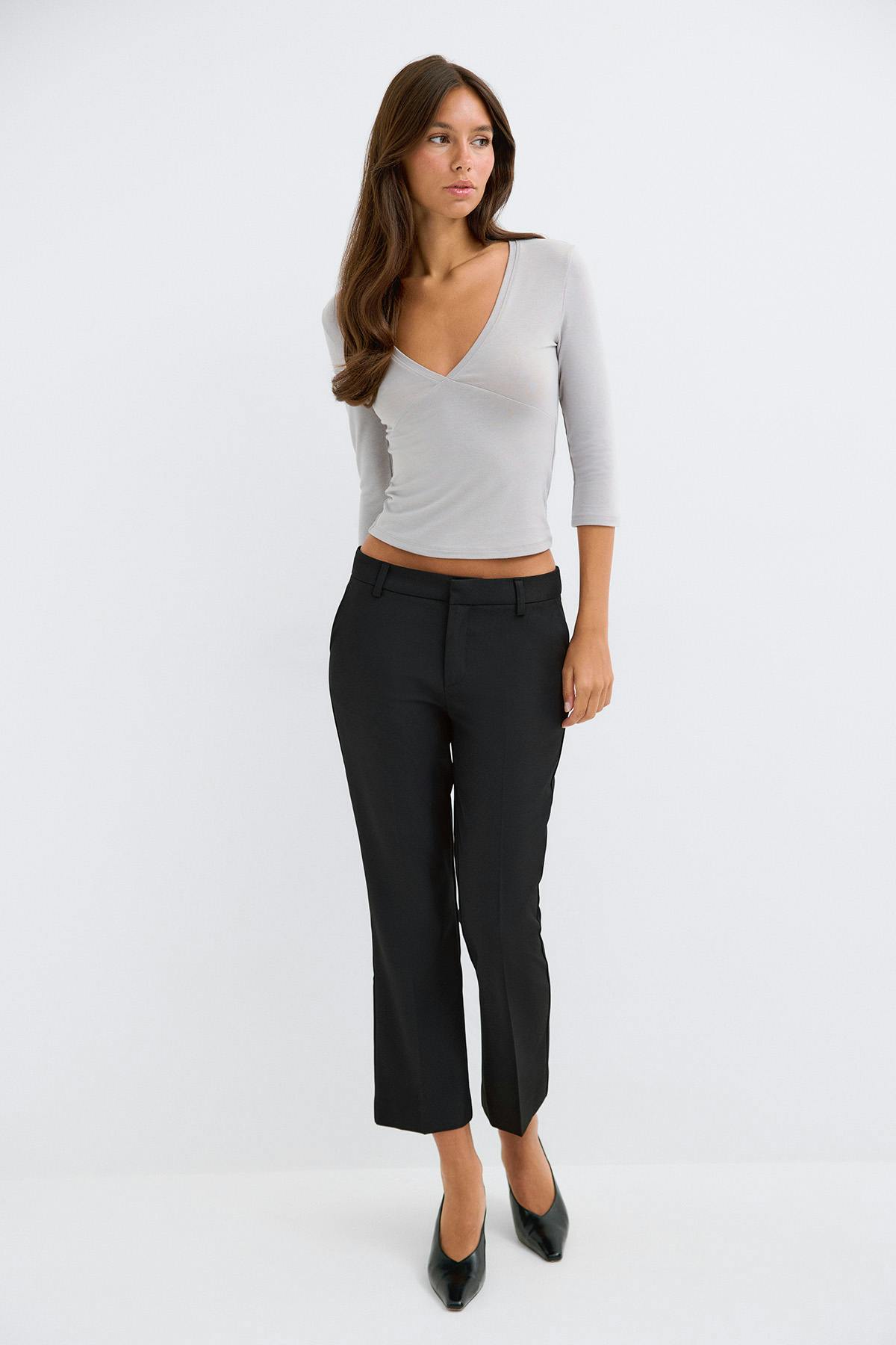 Kick flare trousers