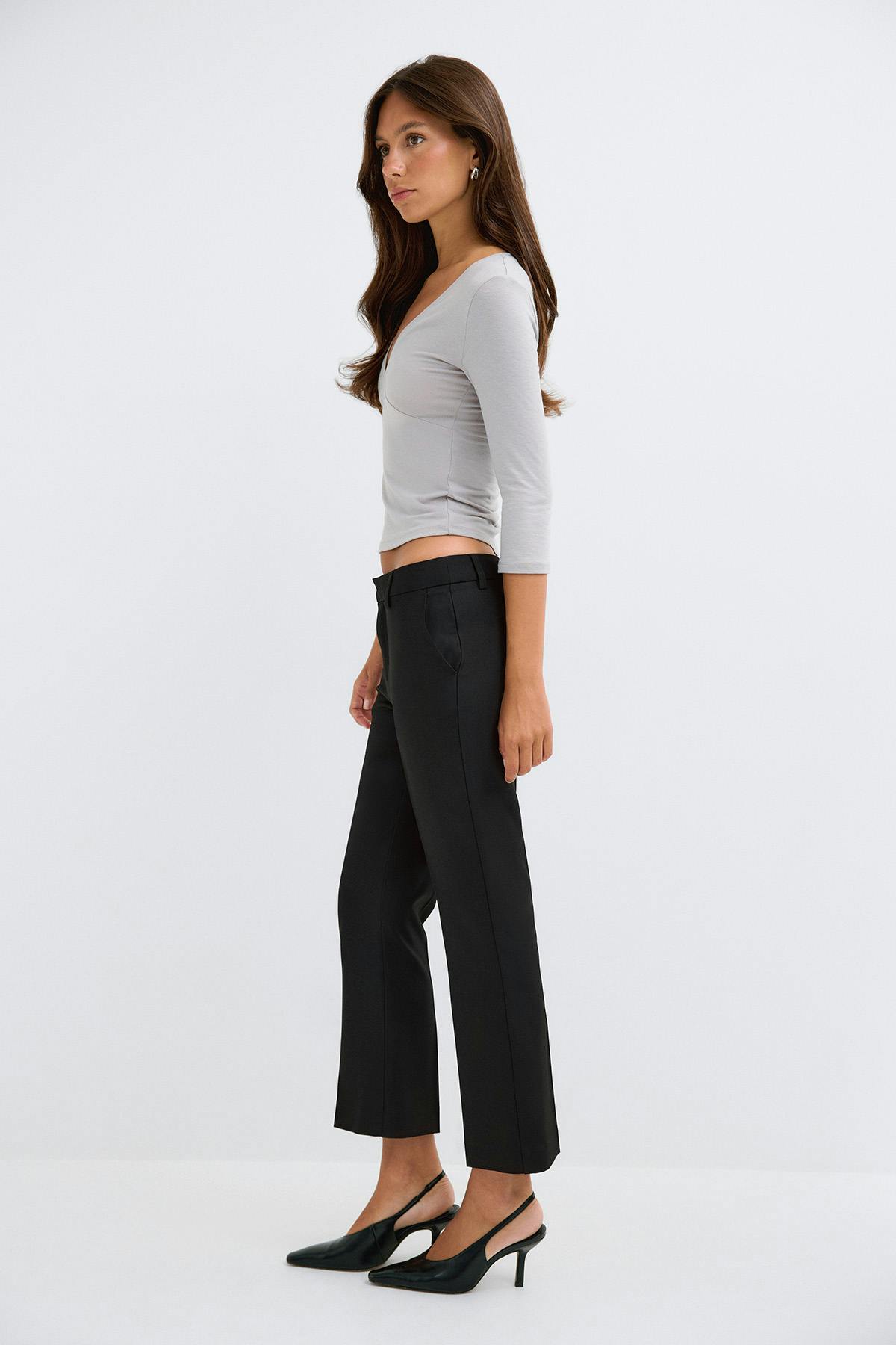 Kick flare trousers