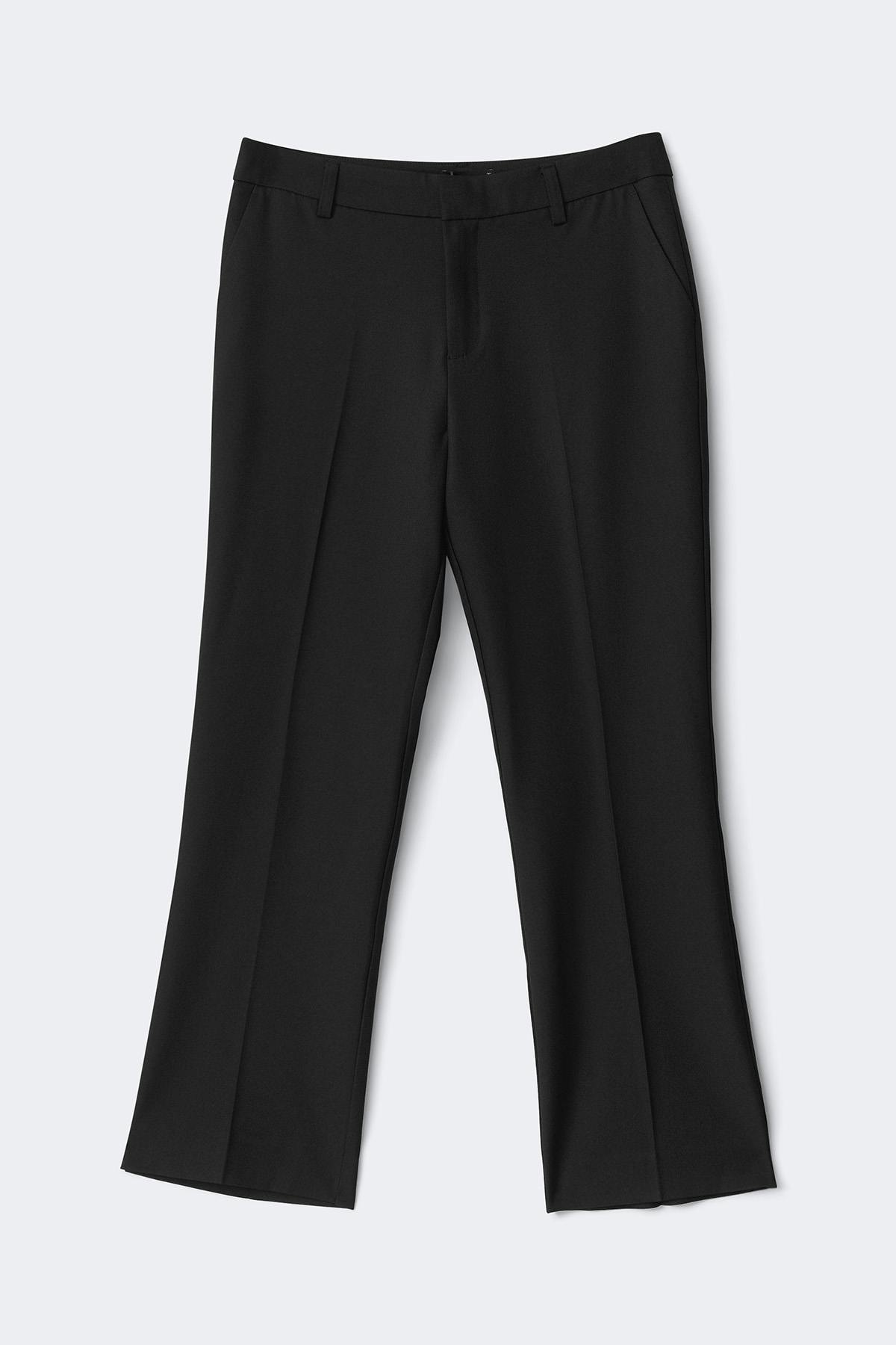 Kick flare trousers