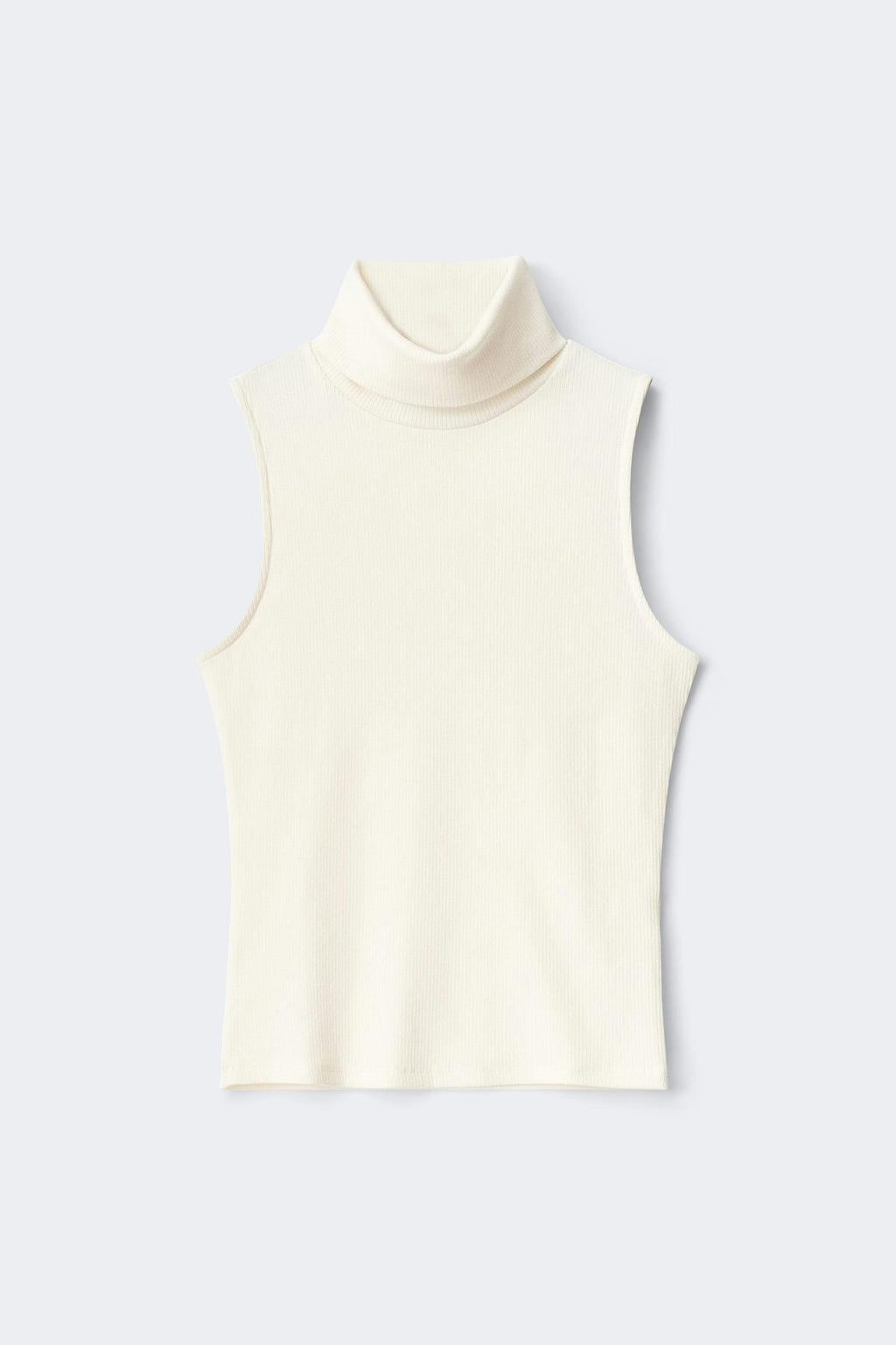 Rib polo top