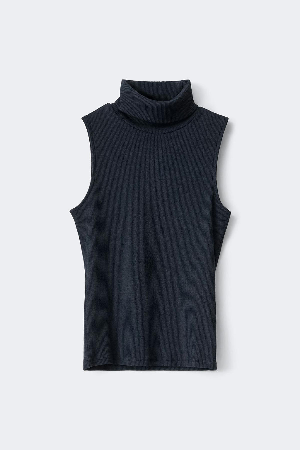 Rib polo top