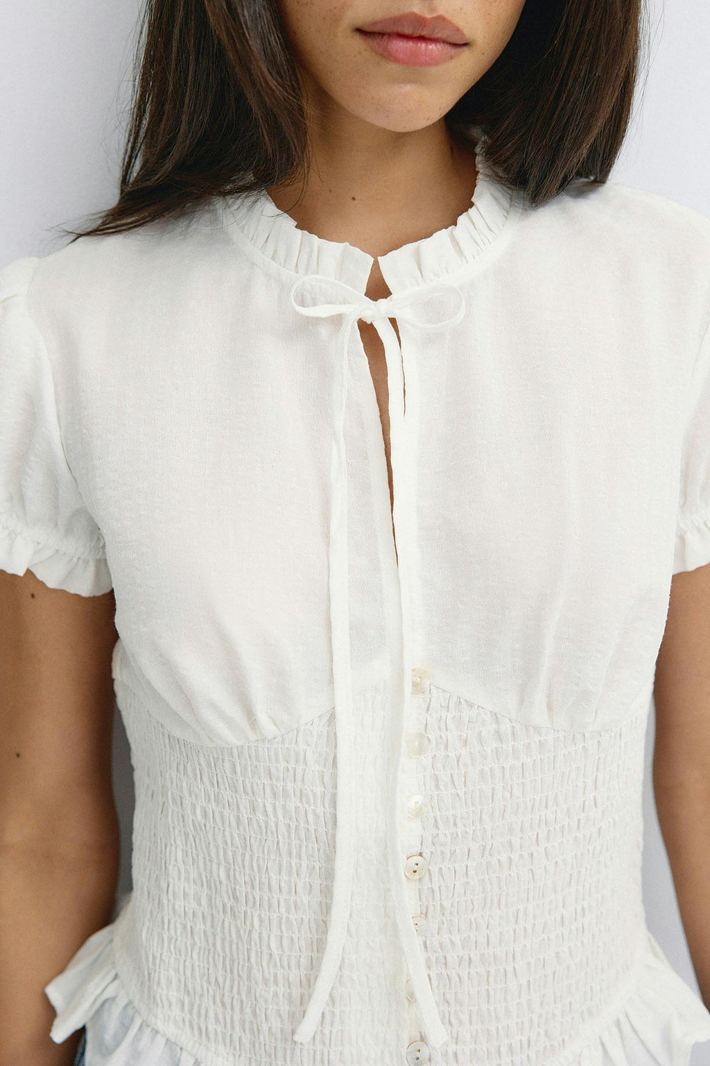 Keyhole blouse