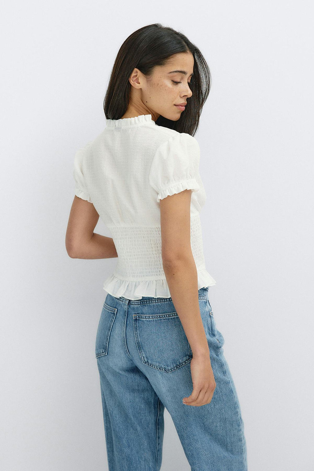 Keyhole blouse