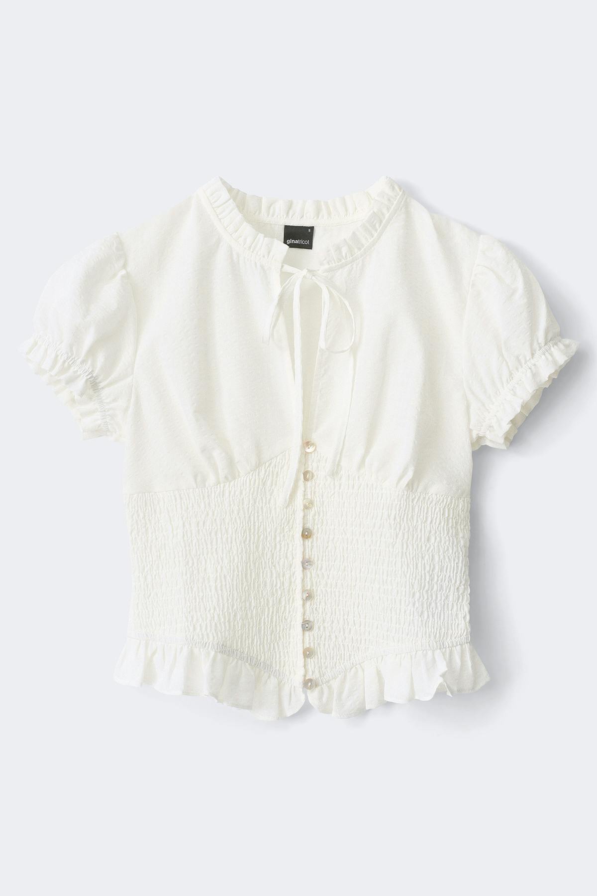 Keyhole blouse