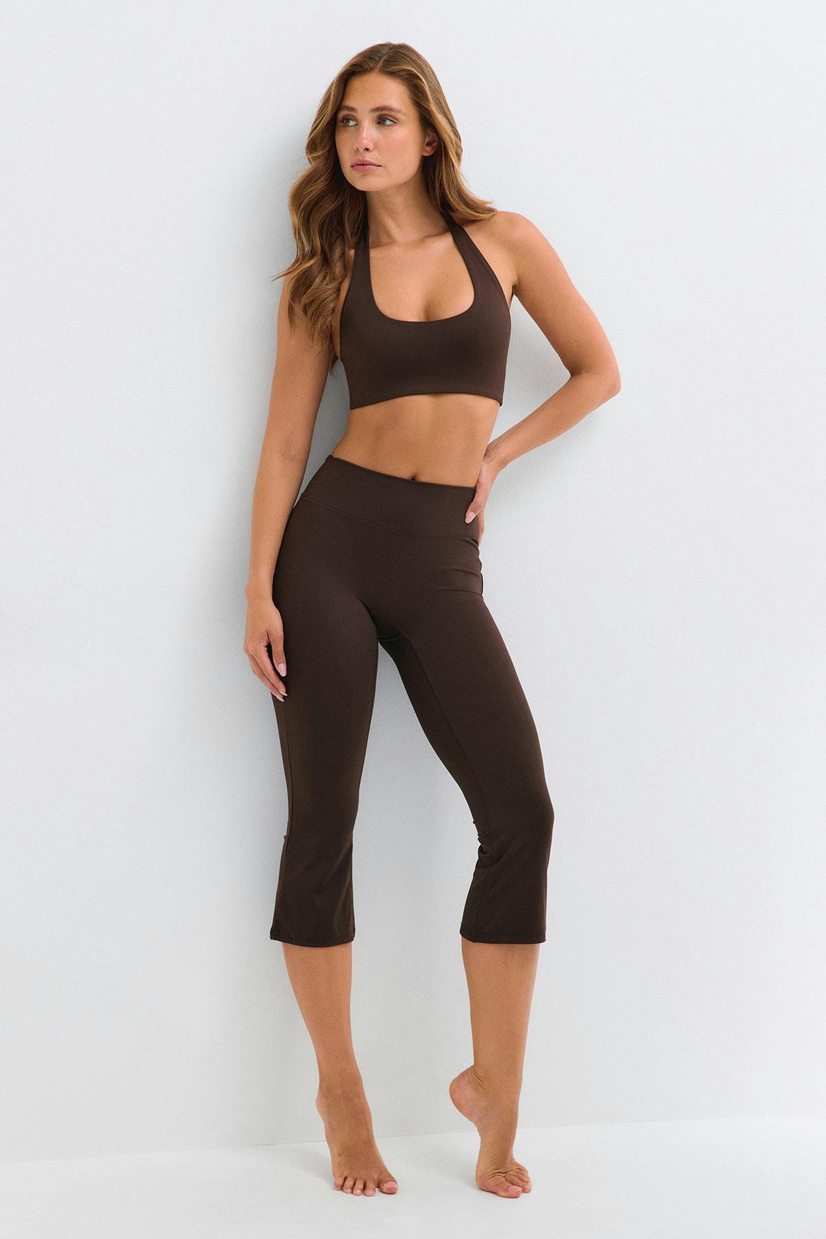 Flare yoga capri