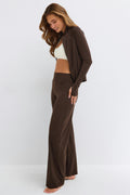 Wide yoga trousers