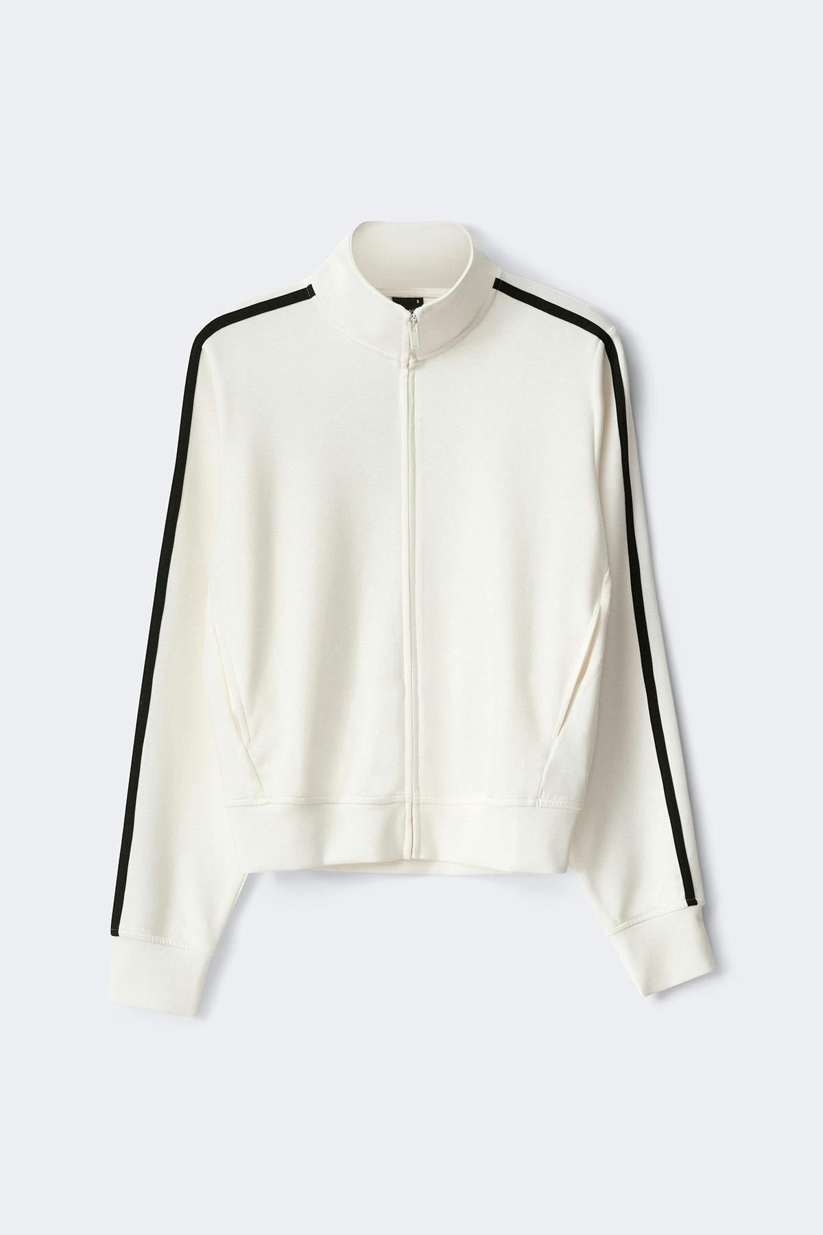 Soft sporty zip jacket