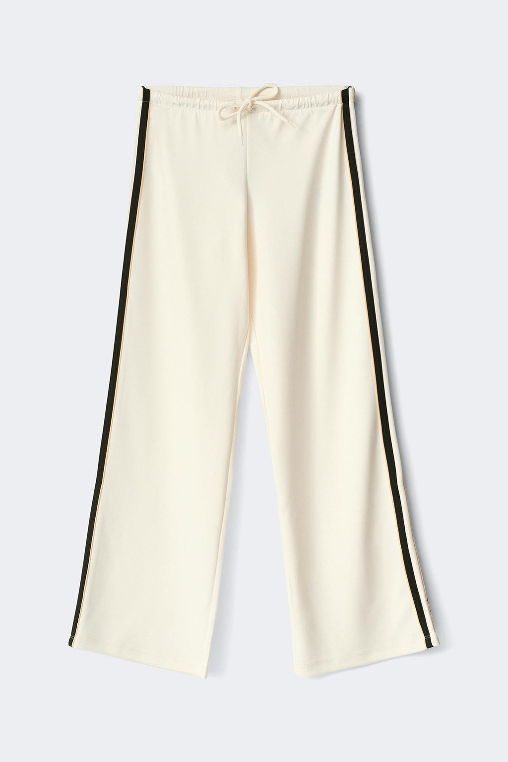 Sporty straight trousers