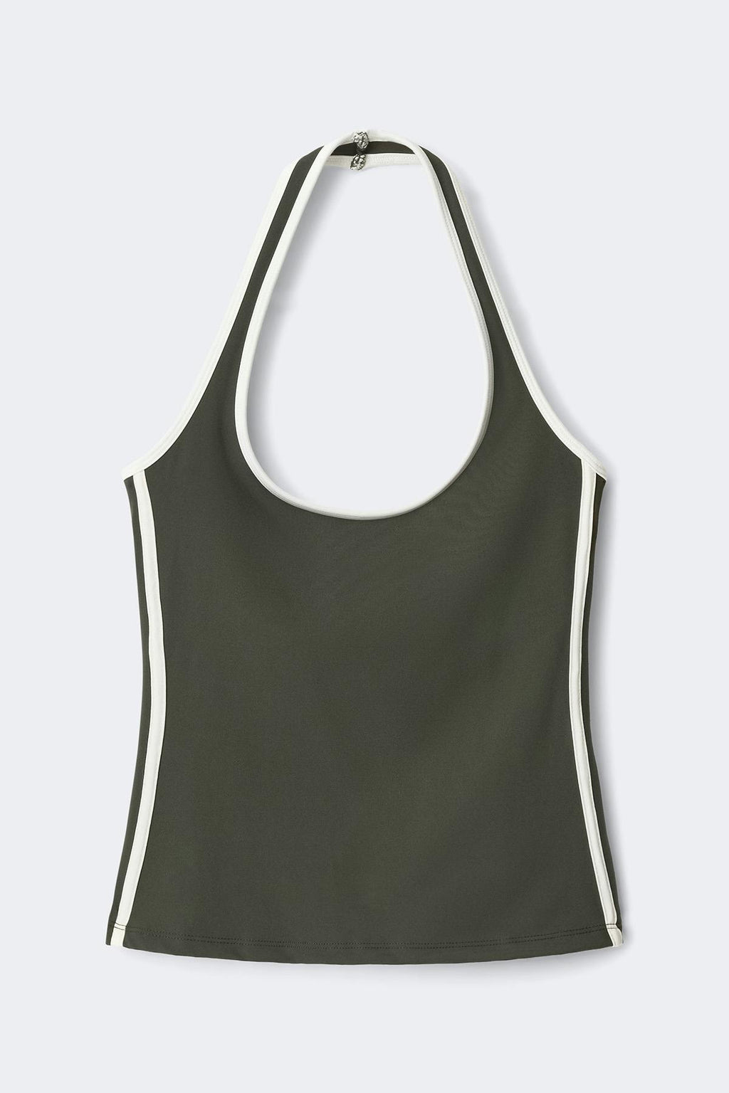 Sporty halterneck singlet