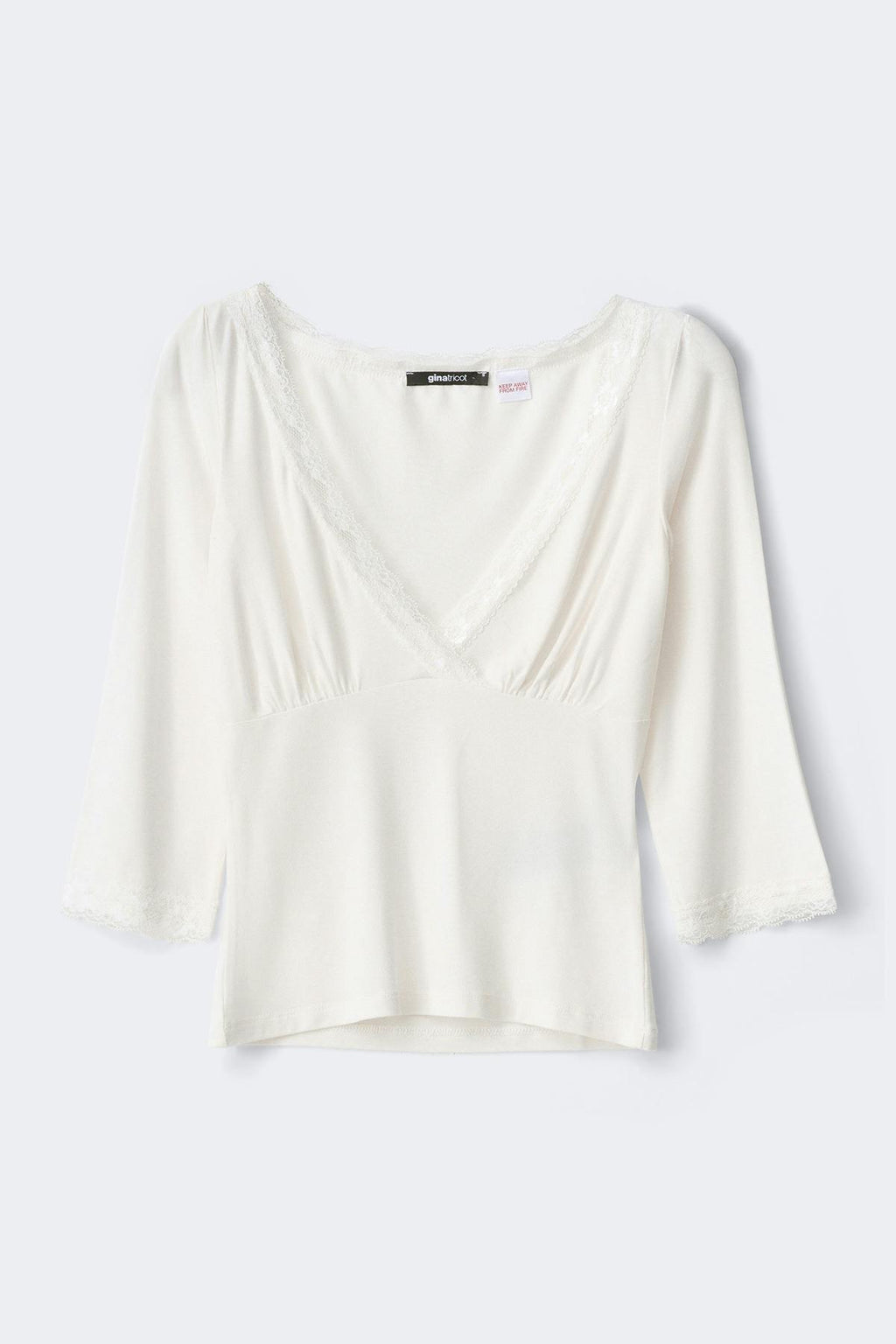 Quarter sleeve loungewear top