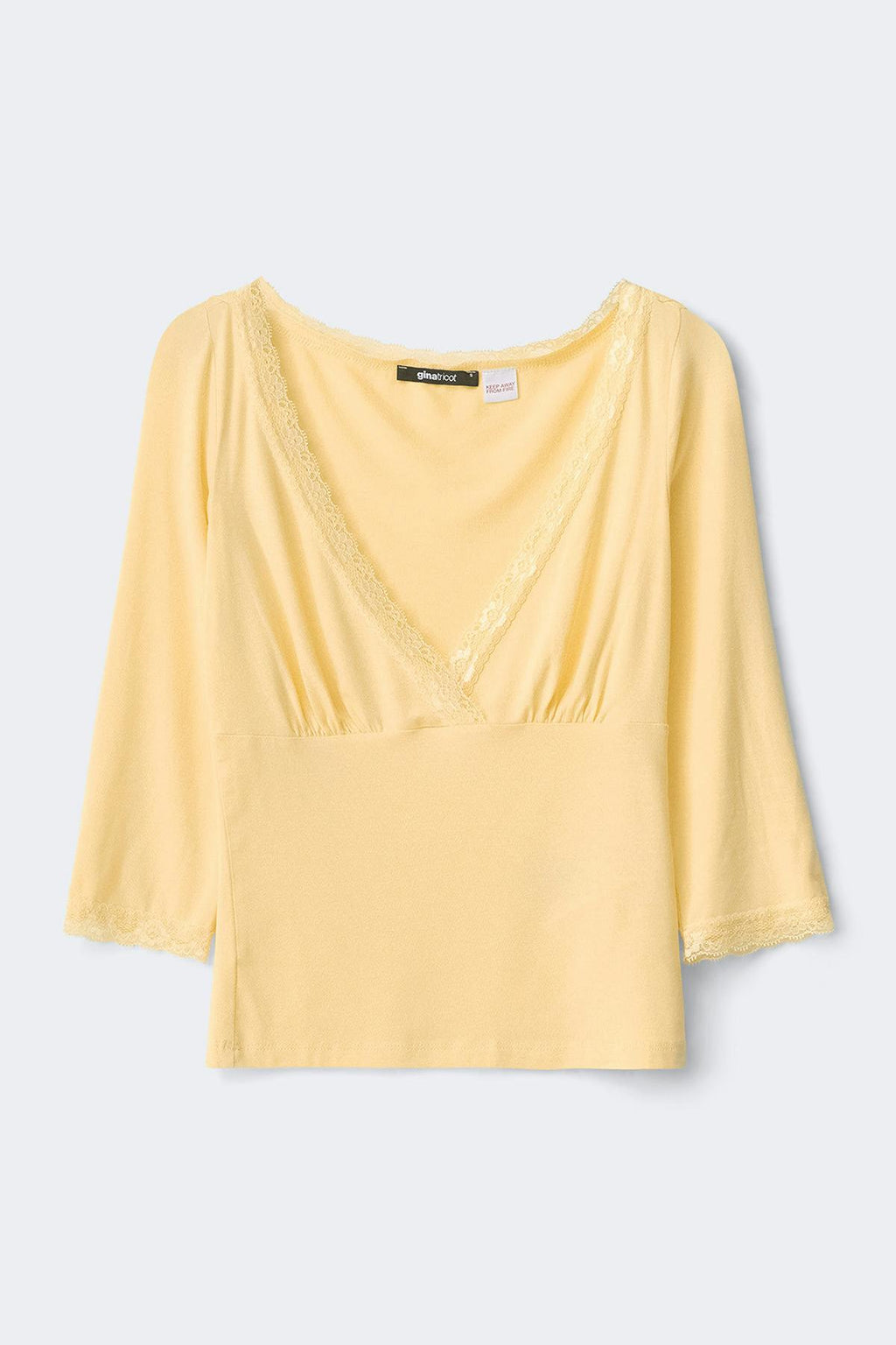 Quarter sleeve loungewear top