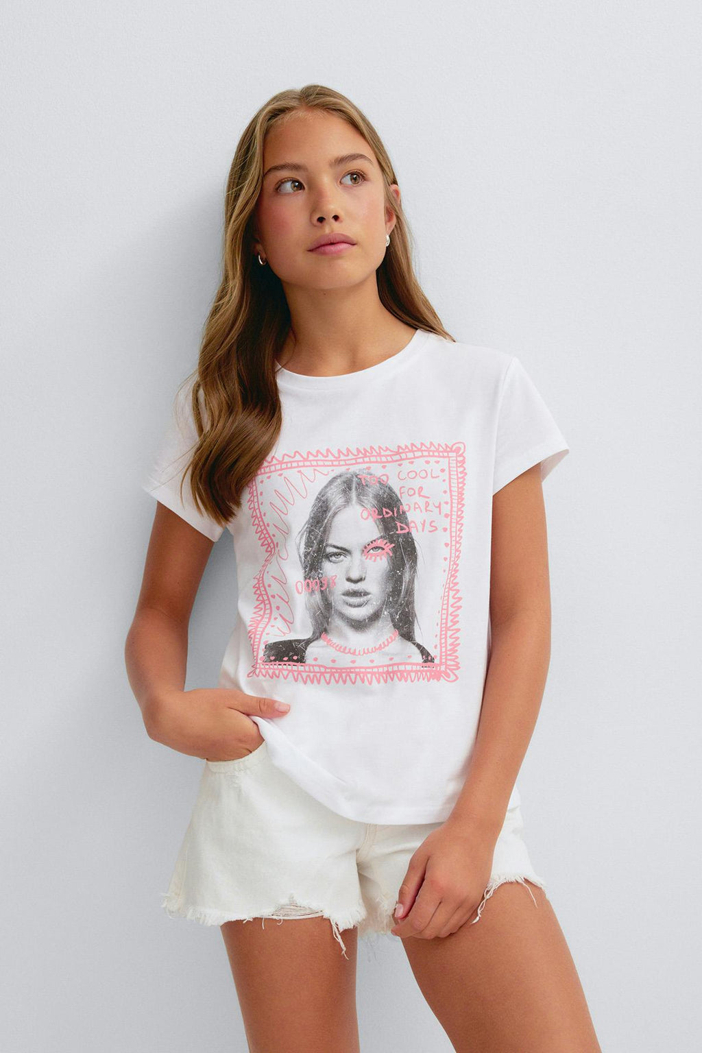 Y printed tee