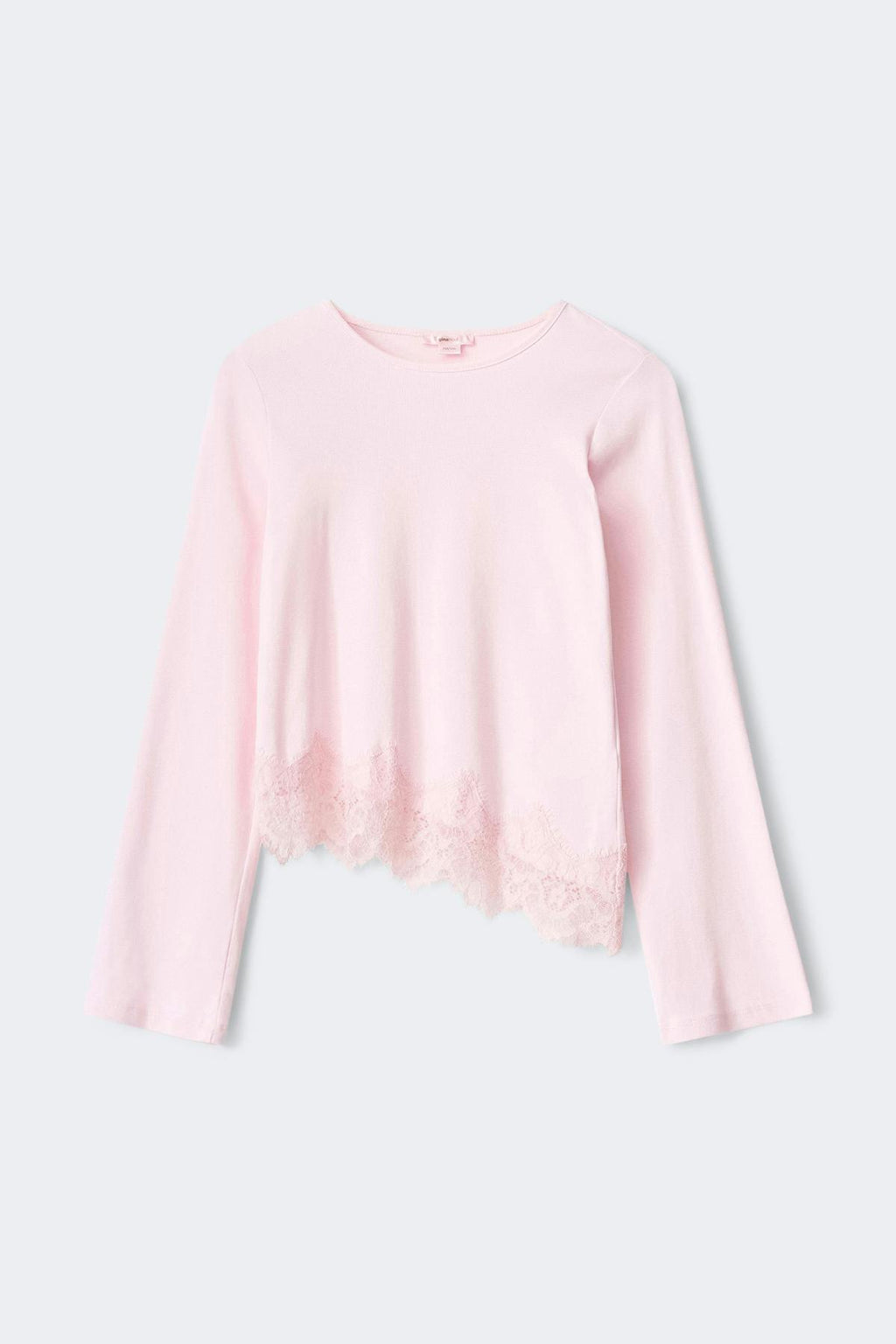 Y lace detail top