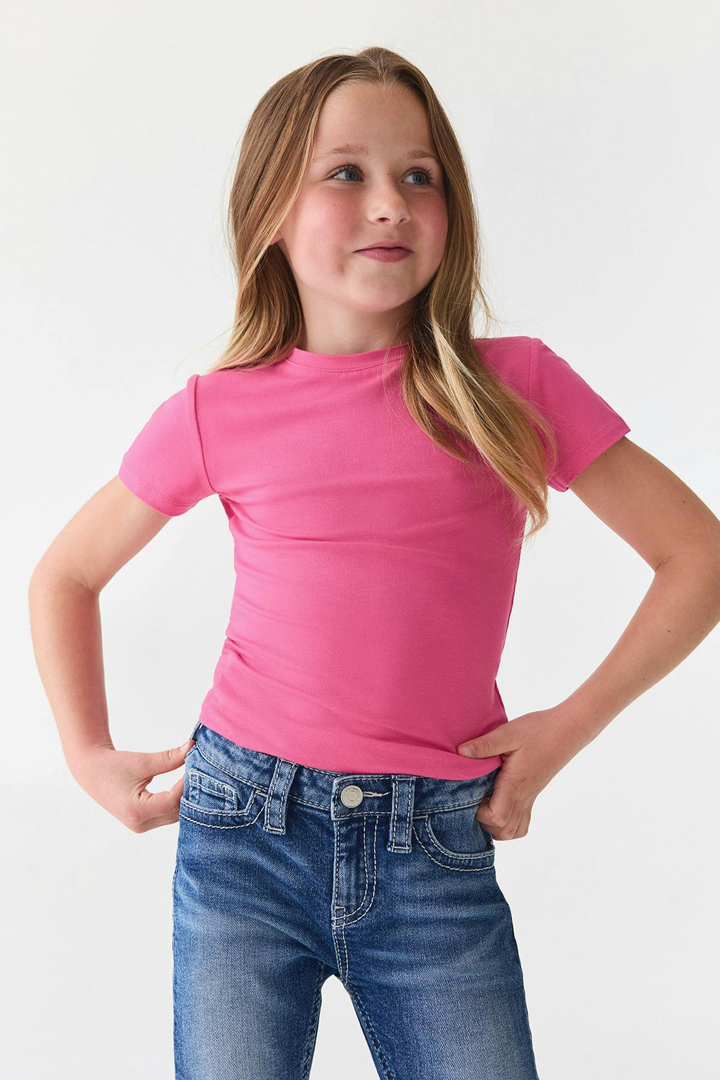Y petite printed tee