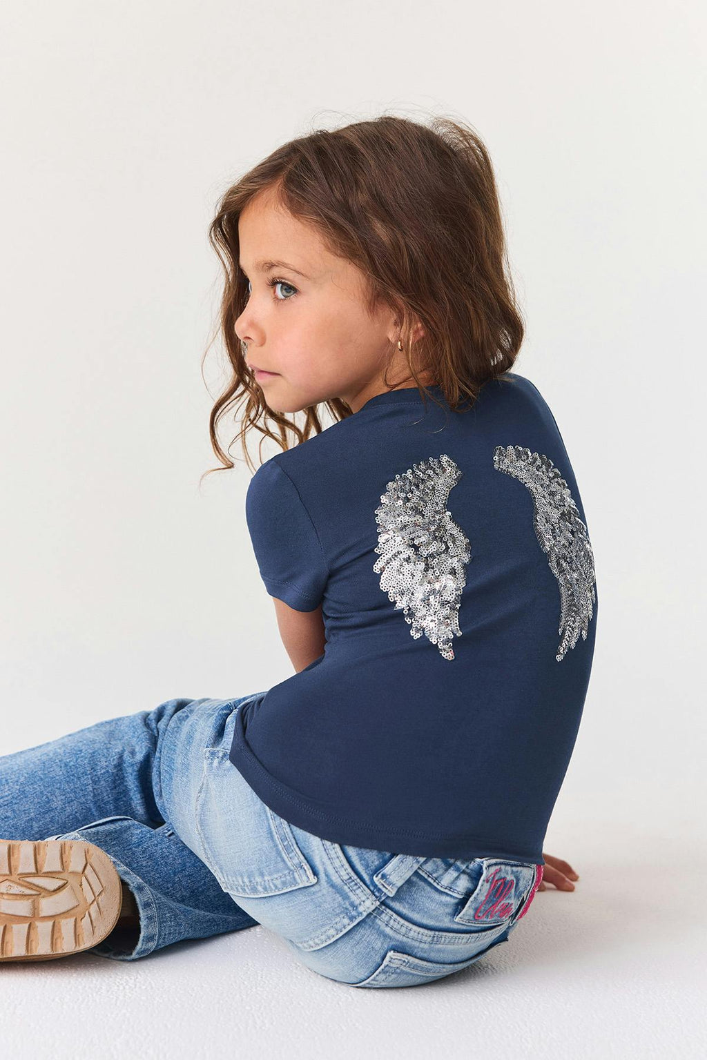 Y petite printed tee