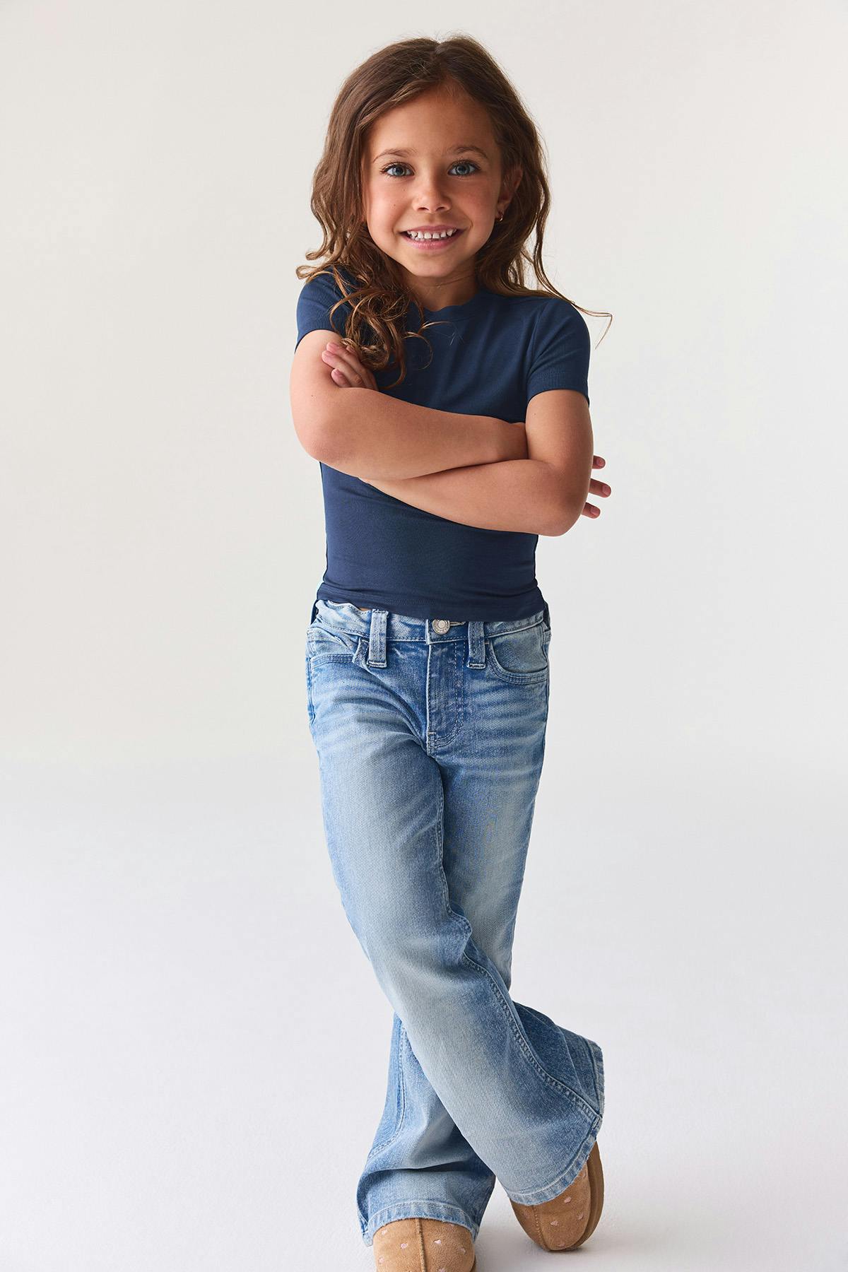 Y petite printed tee