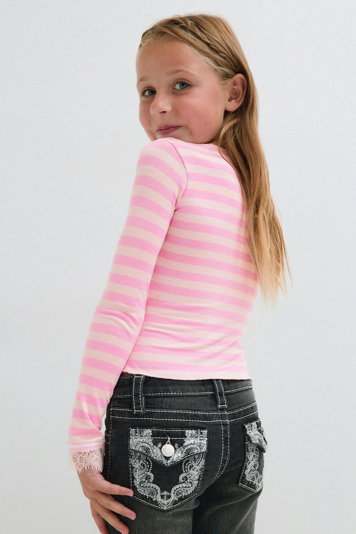 Y petite lace top