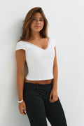 14+ lace detail top