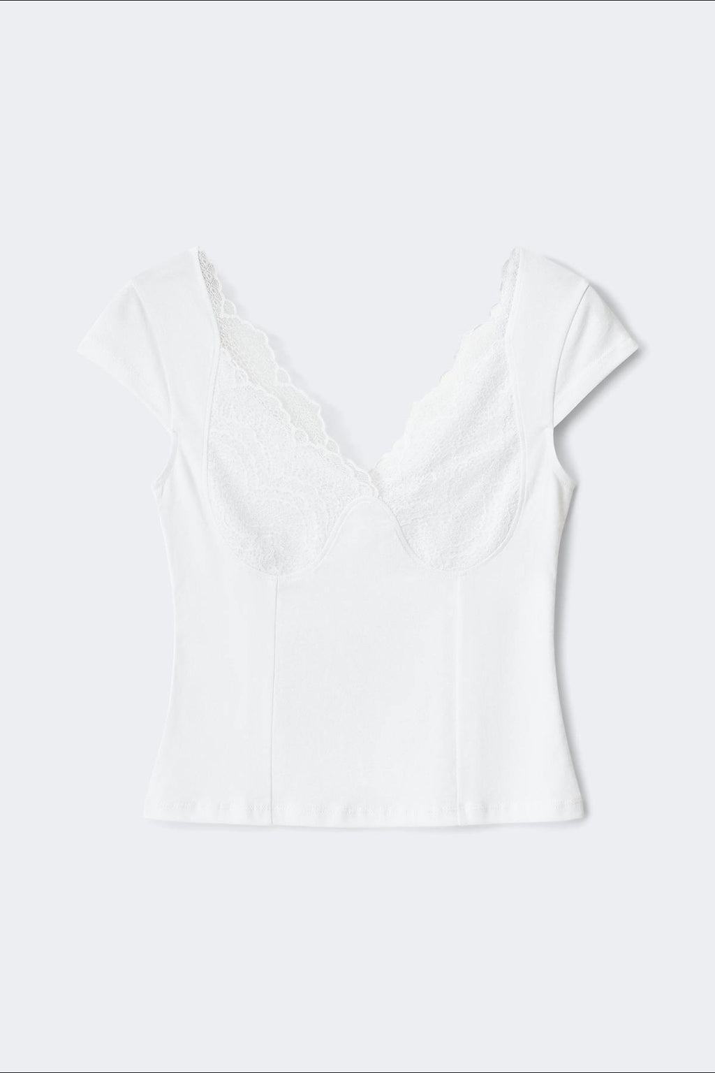 14+ lace detail top