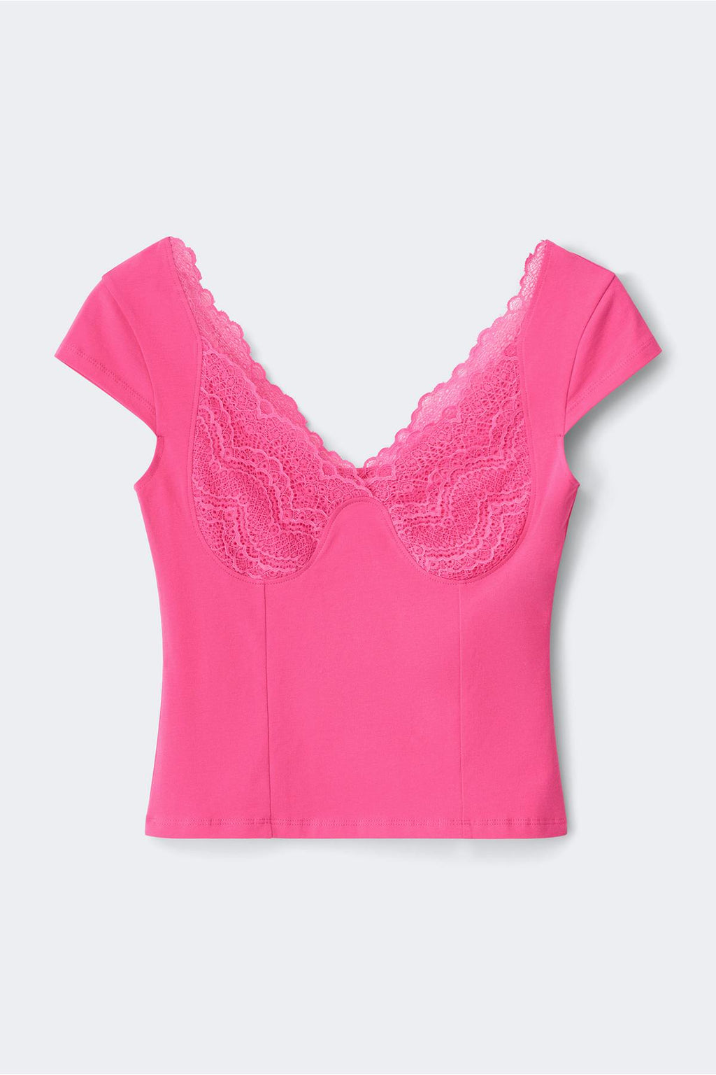 14+ lace detail top