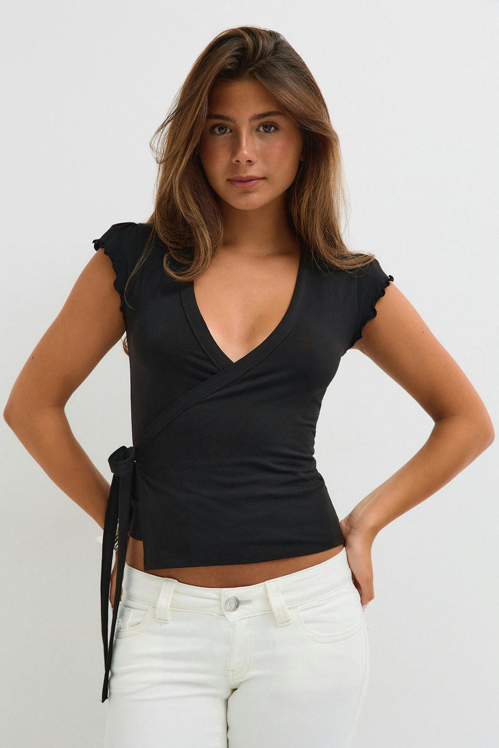14+ wrap top