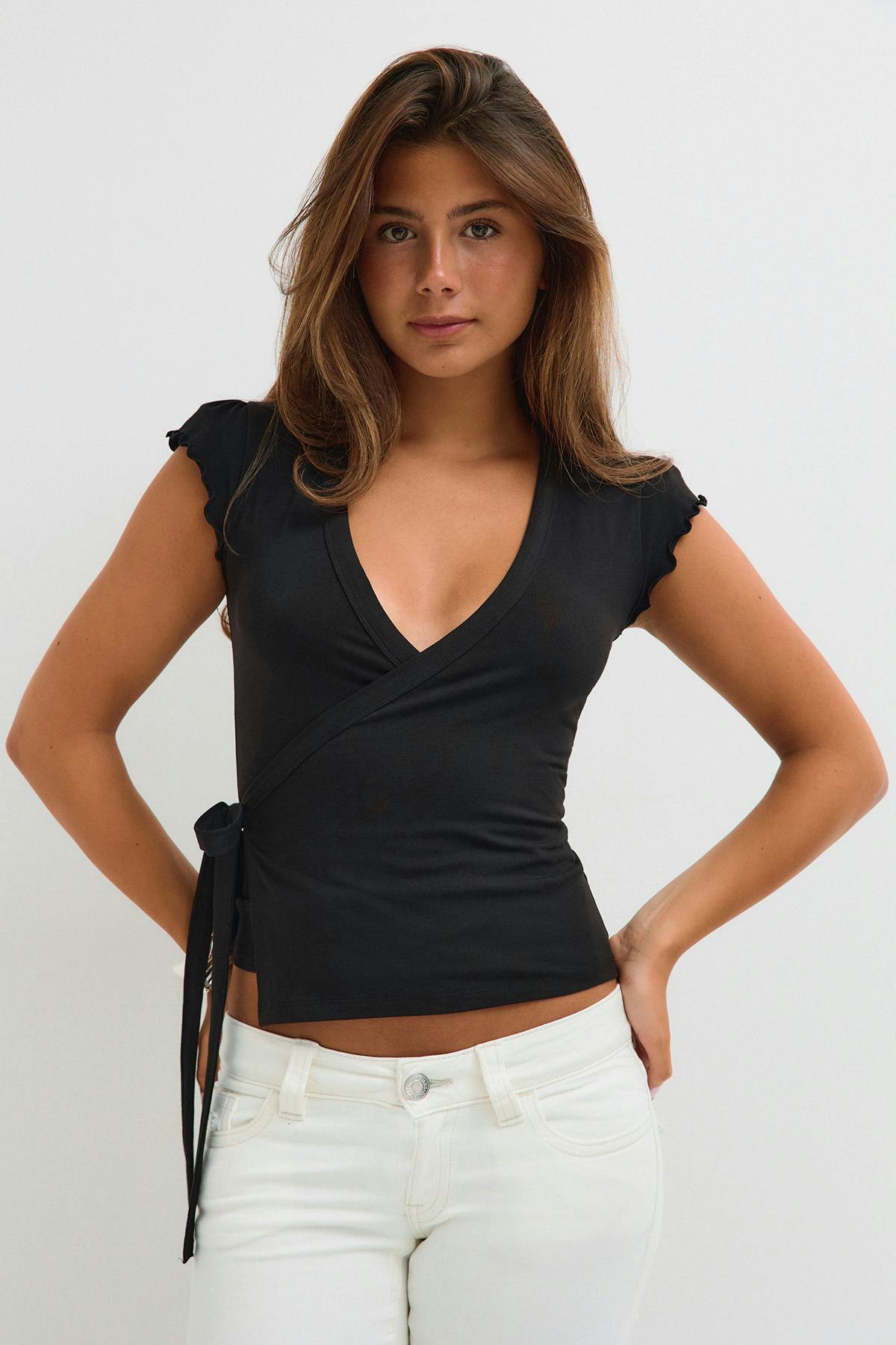 14+ wrap top