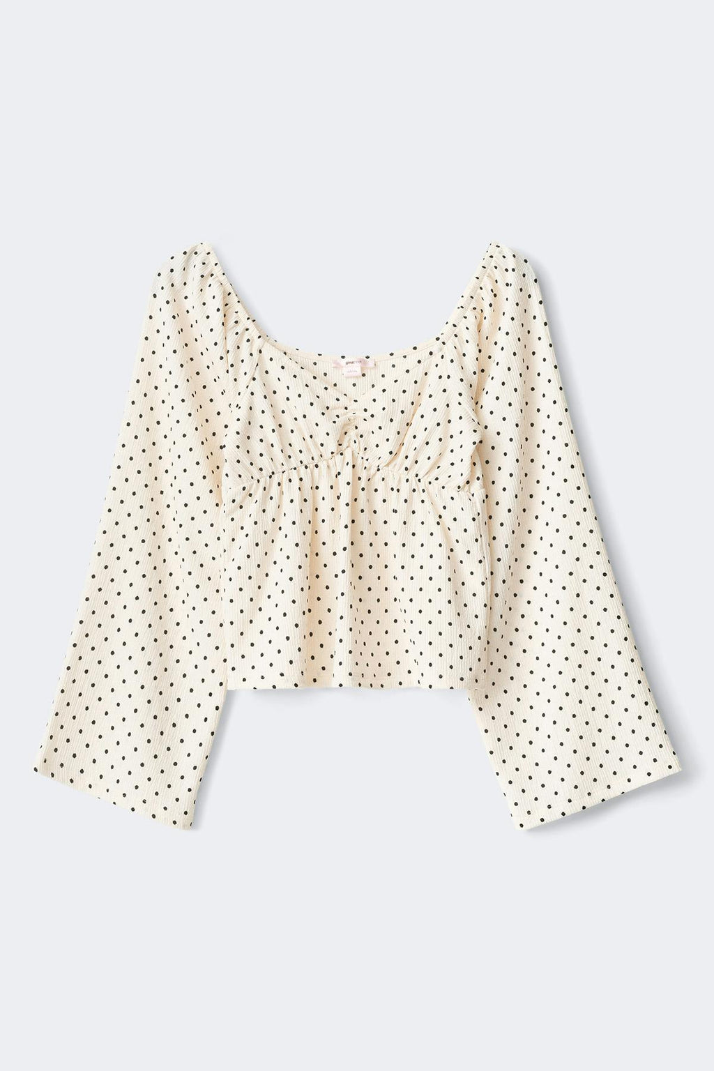 Y texture long sleeve top