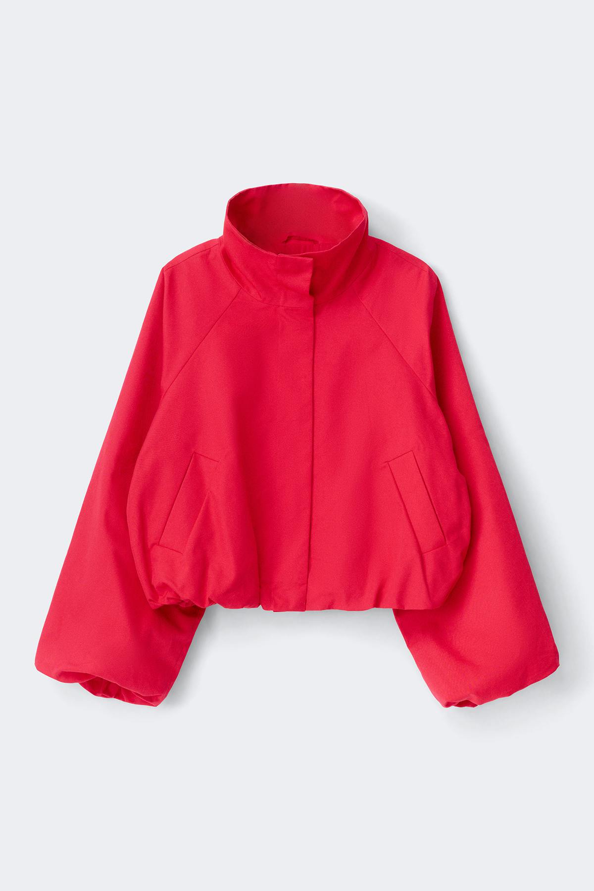 High neck short jacket