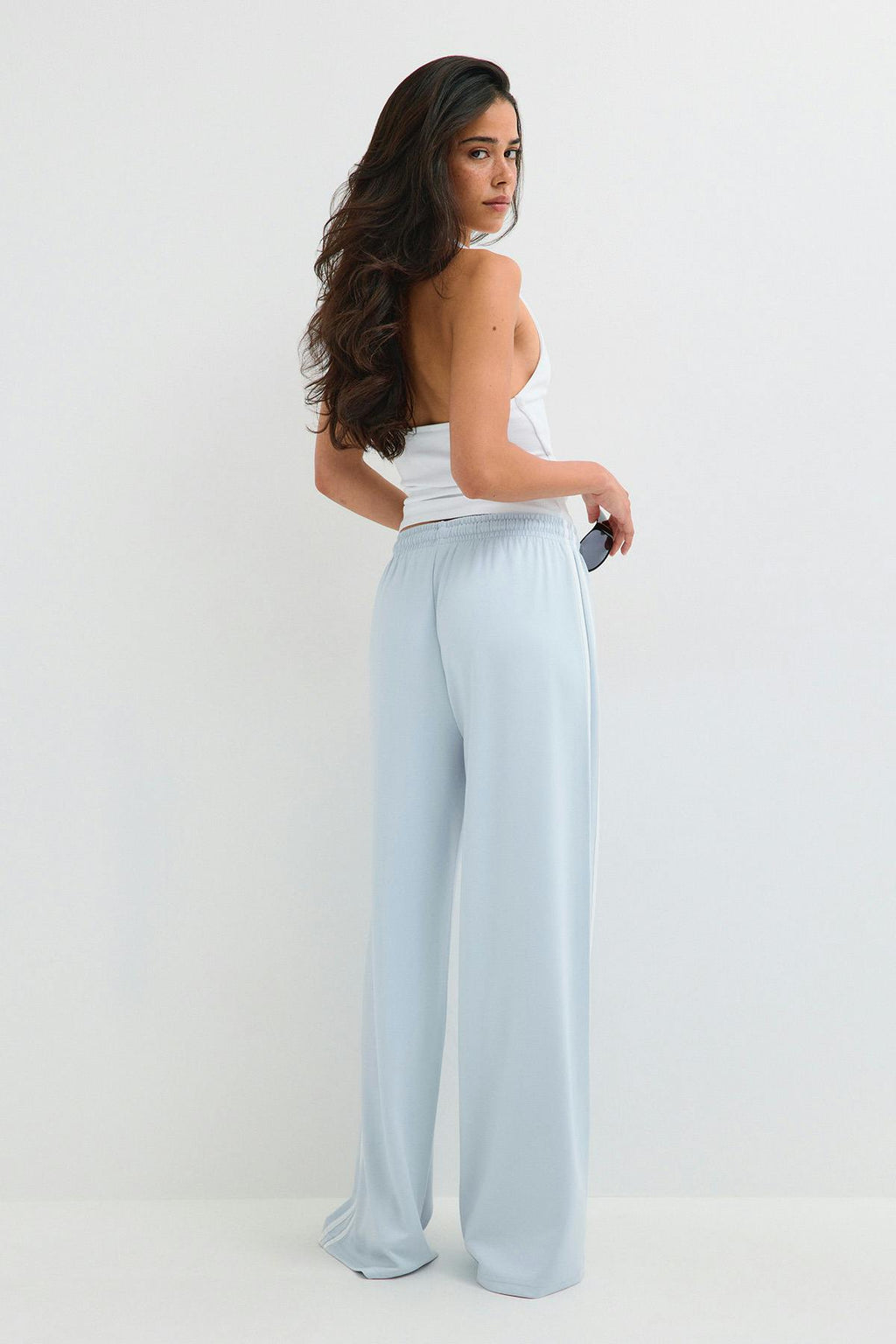 Sporty wide trousers