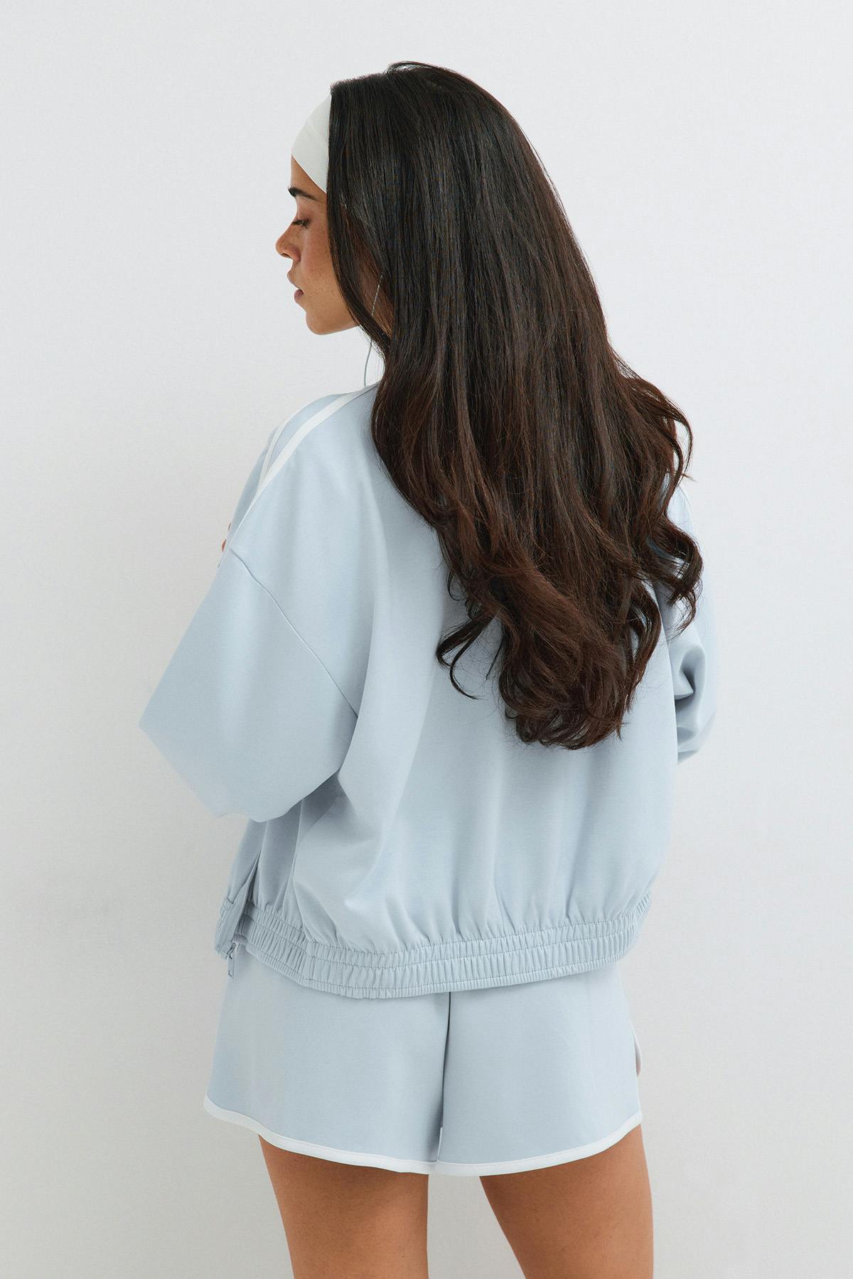 Zip bomber sporty jacket