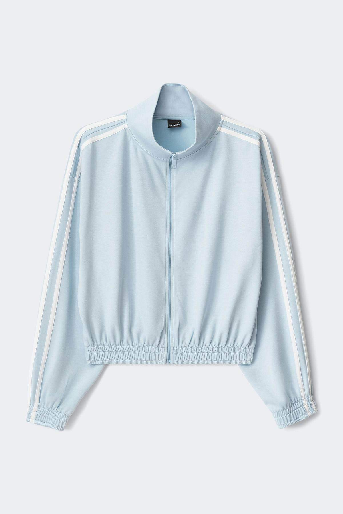 Zip bomber sporty jacket