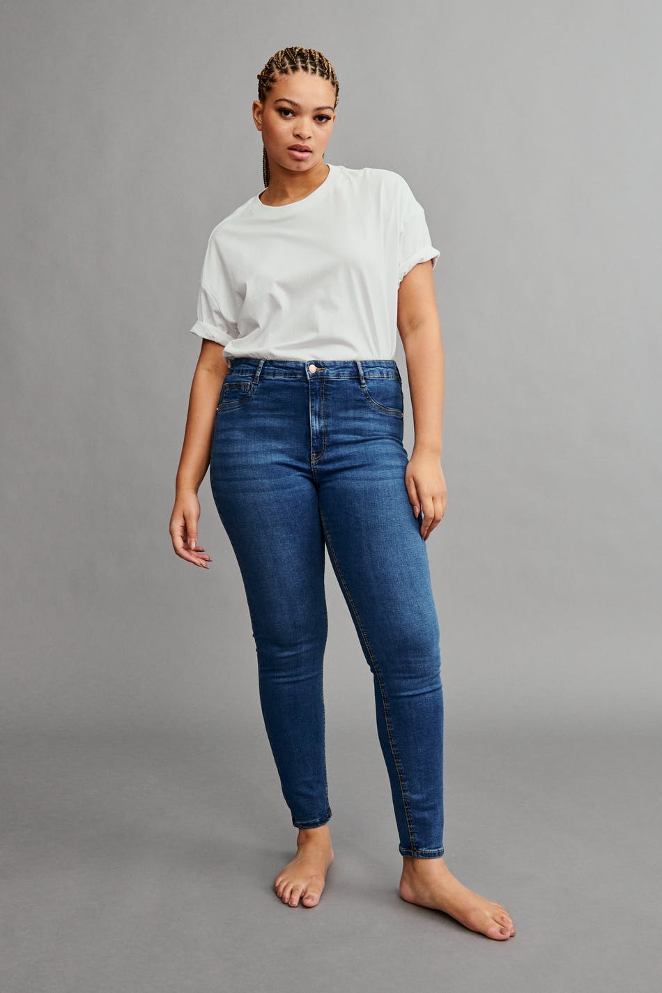 high waist jeans