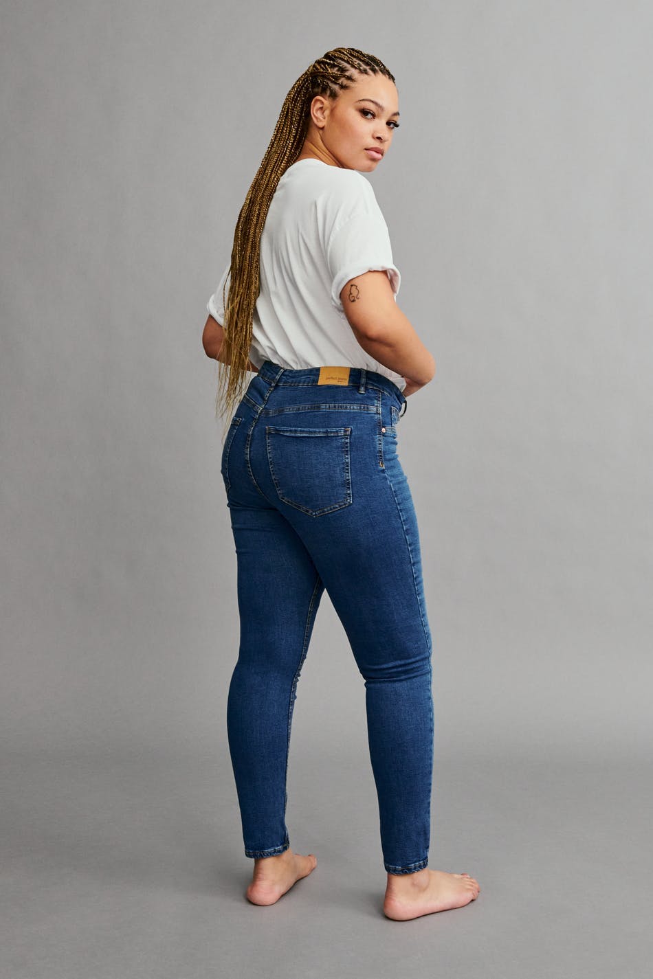 high waist jeans