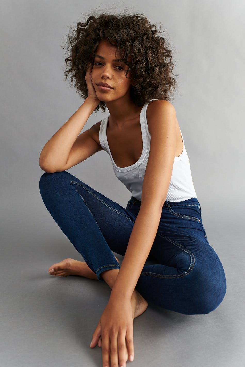 high waist jeans