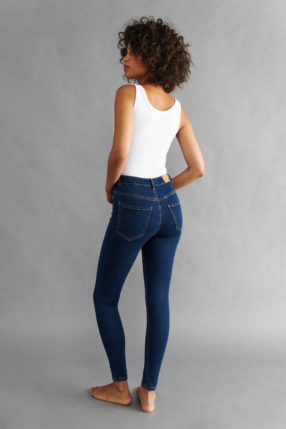 high waist jeans