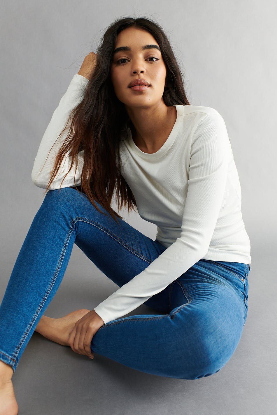 high waist jeans