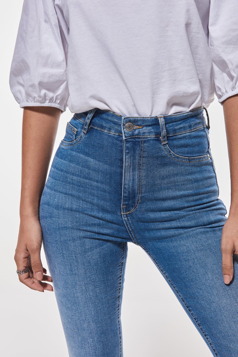 high waist jeans