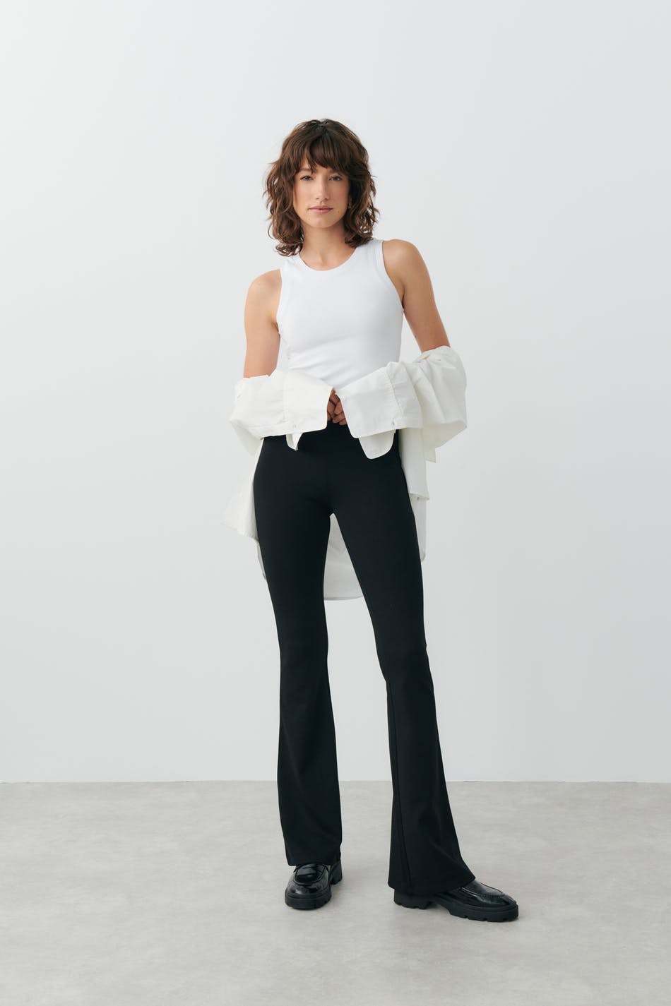 Flare tall trousers
