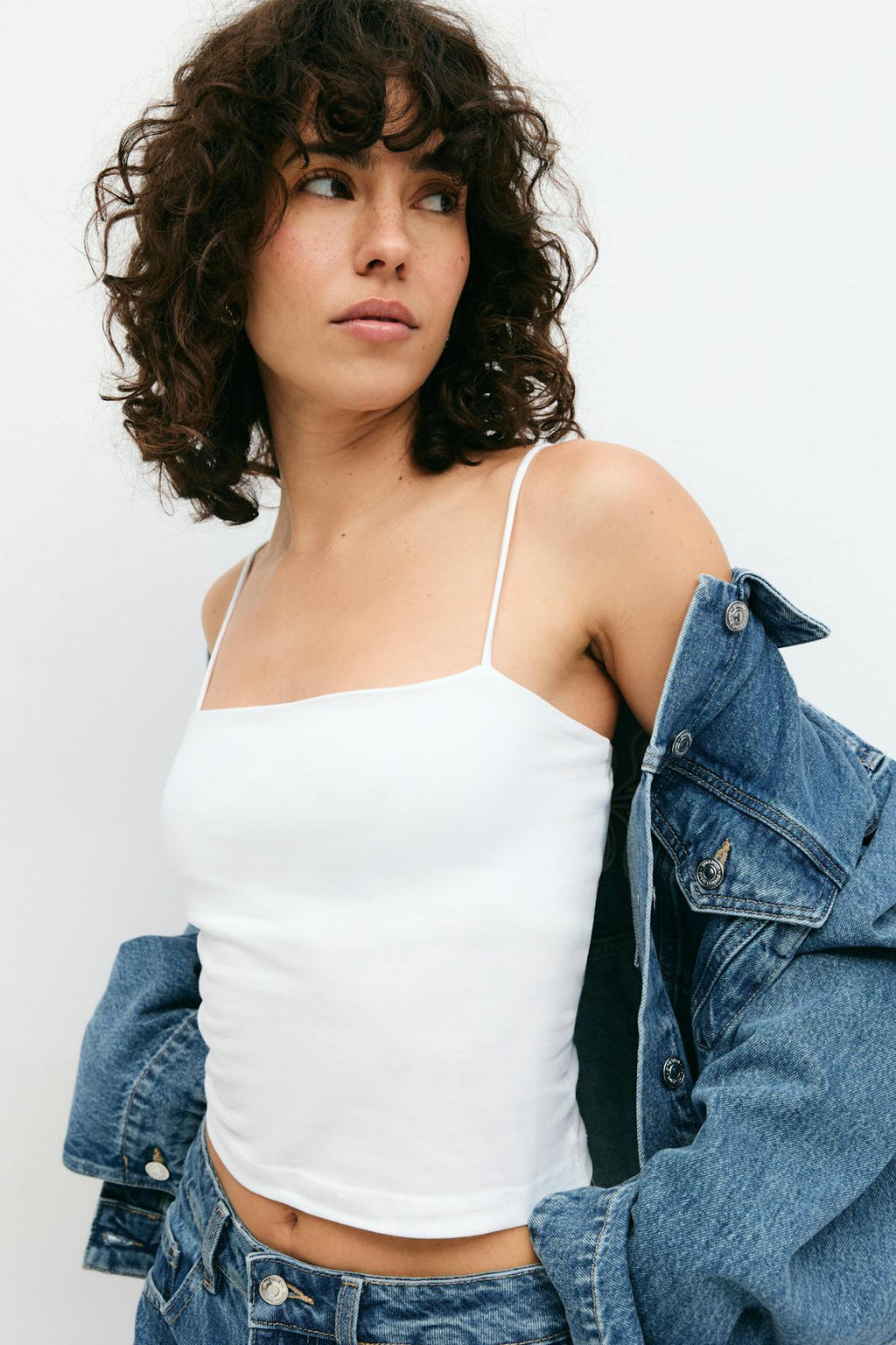 spaghetti strap singlet